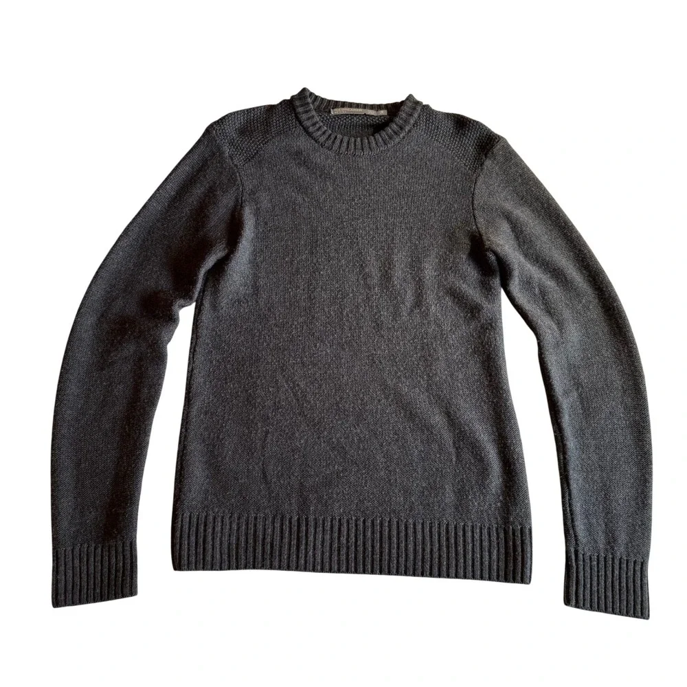 Icebreaker Waypoint Crewe‎ Merino Wool Sweater Mens Small Charcoal Gray